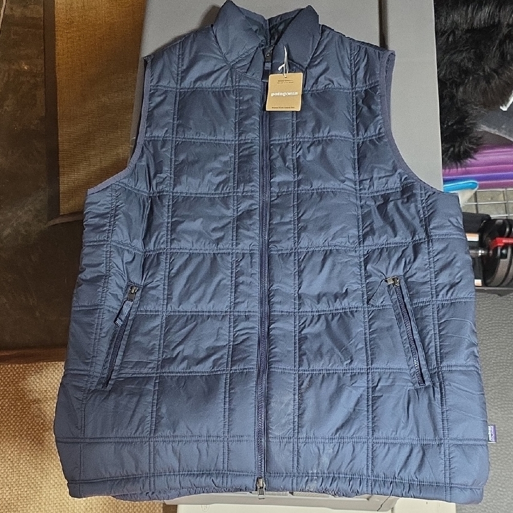 Patagonia Blue Quilted Vest
